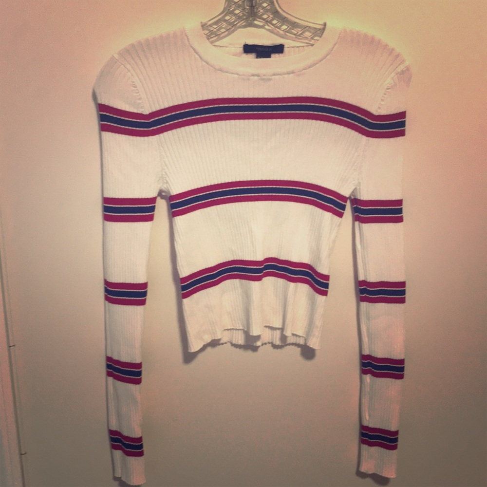 Striped crop top